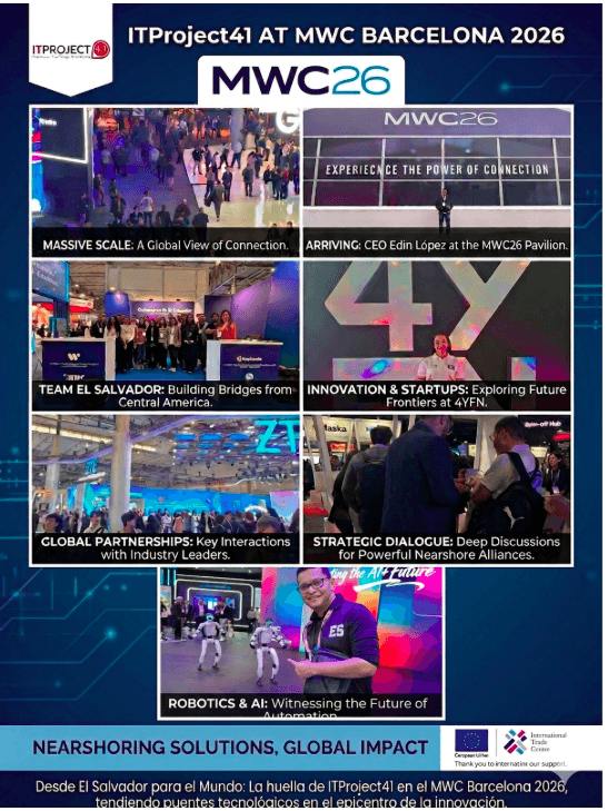 From El Salvador to the World: ITProject41's Impact at MWC Barcelona 2026 and 4YFN