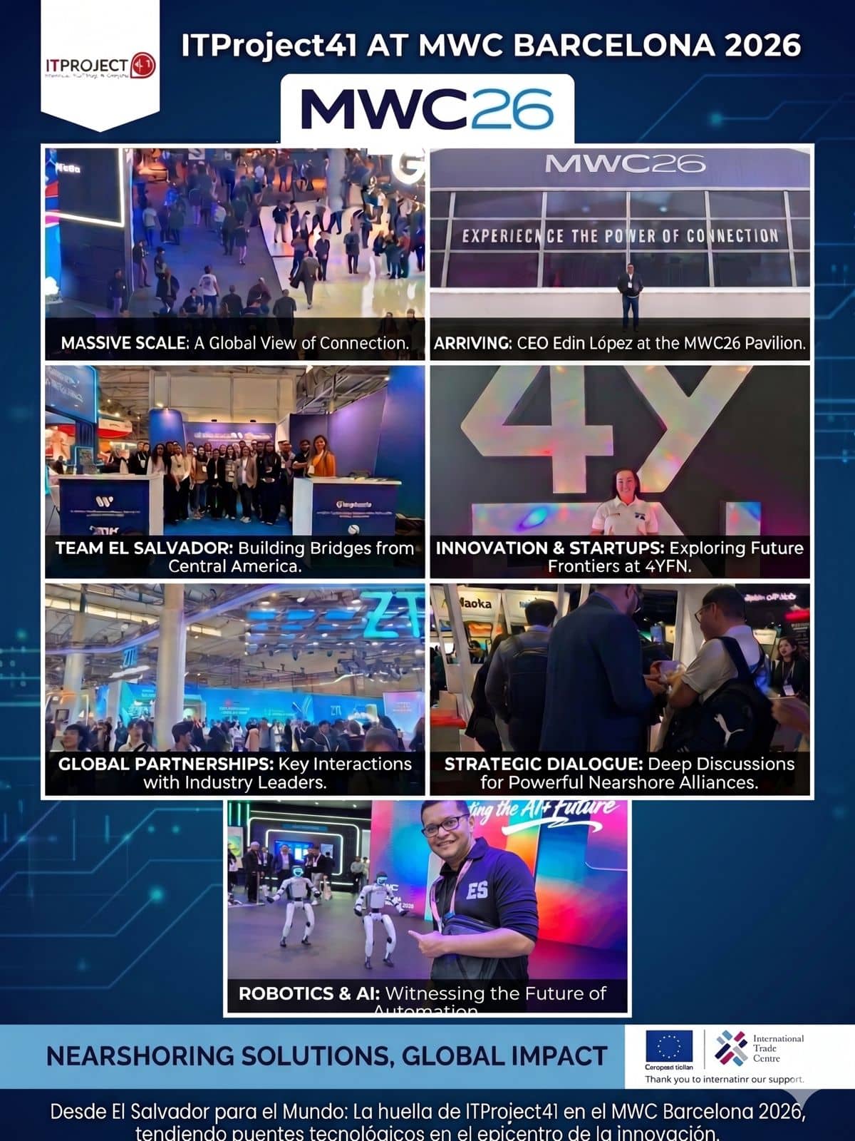 From El Salvador to the World: ITProject41's Impact at MWC Barcelona 2026 and 4YFN